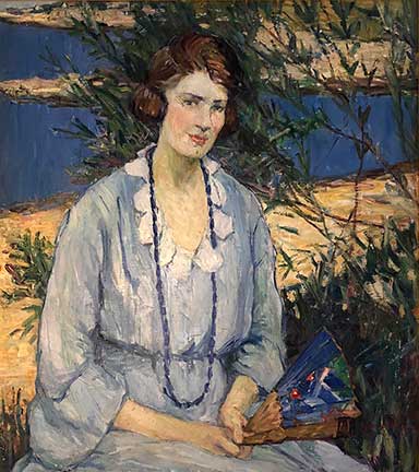 Agnes Richmond - Painting - Portrait of Lillian
